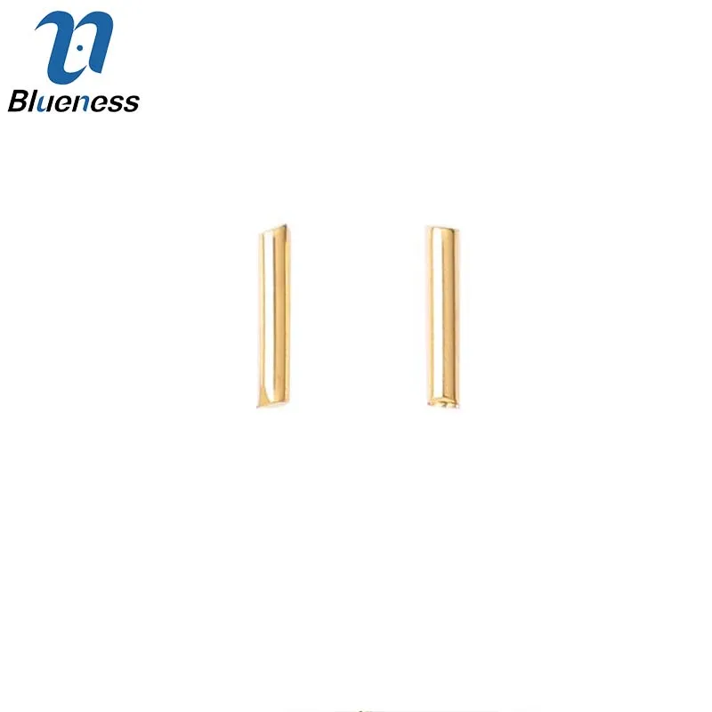 1 упаковка 2*6 мм Блестящий аксессуар для ногтей Золотой сплав японский стиль