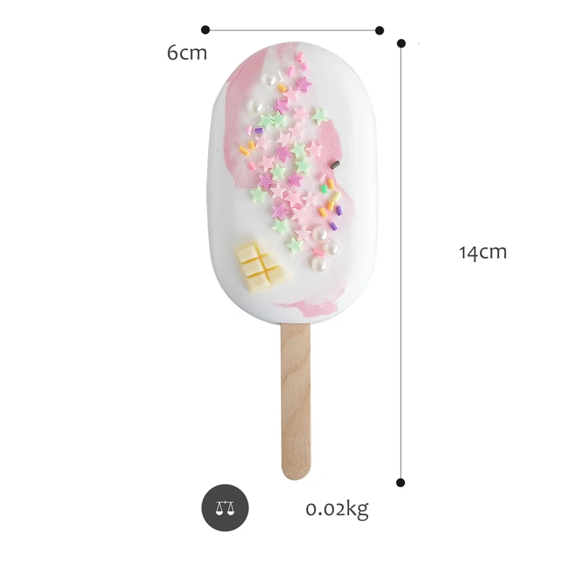 Artificial ice cream cake simulation donut toy window decoration fake snack ice cream ins wind donut Exquisite Gift for Girl
