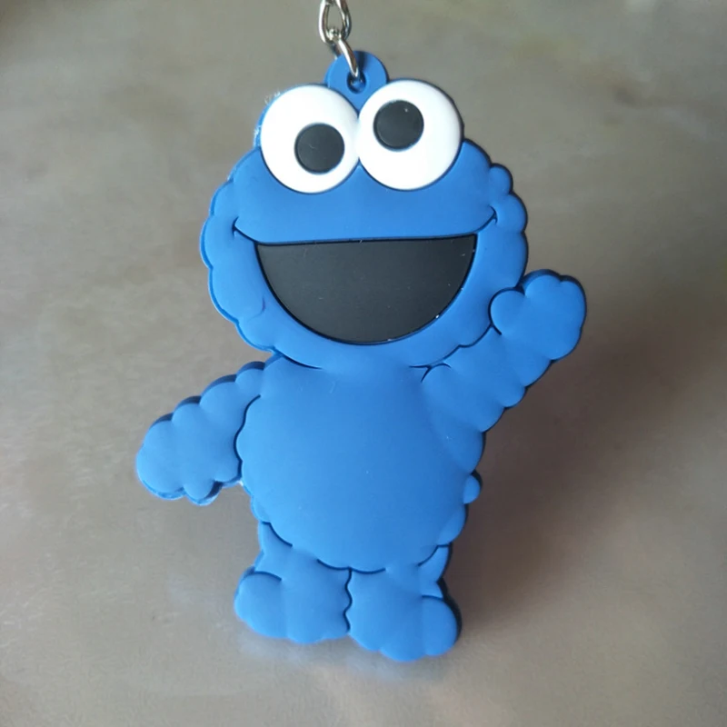 Аниме Улица Сезам брелок Забавный эльмо Берт Подвески с цепочками Брелки