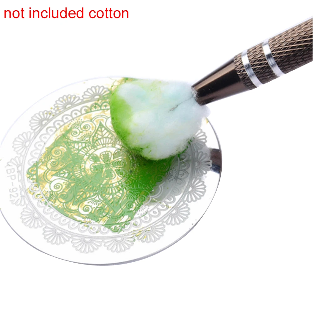 Высокое качество маникюрная заставка хлопок коготь чистый шаблон для ногтей