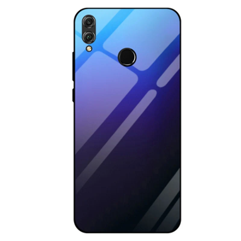 6 5 &quotдля Huawei Honor 8X чехол градиентное закаленное стекло Honor8X силиконовая рамка