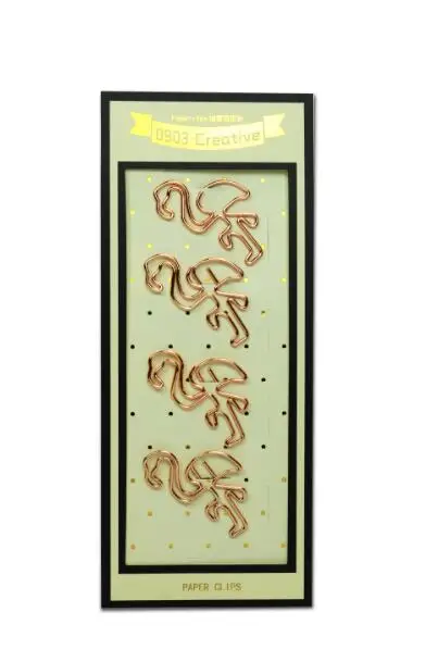 4pcs-flamingo Розовый красный/розовое золото зажимы для бумаги алмаз/чашки/камера/кошка закладки планировщик инструменты Скрапбукинг инструменты металлический зажим для бумаги - Цвет: 4pcs-flamingo