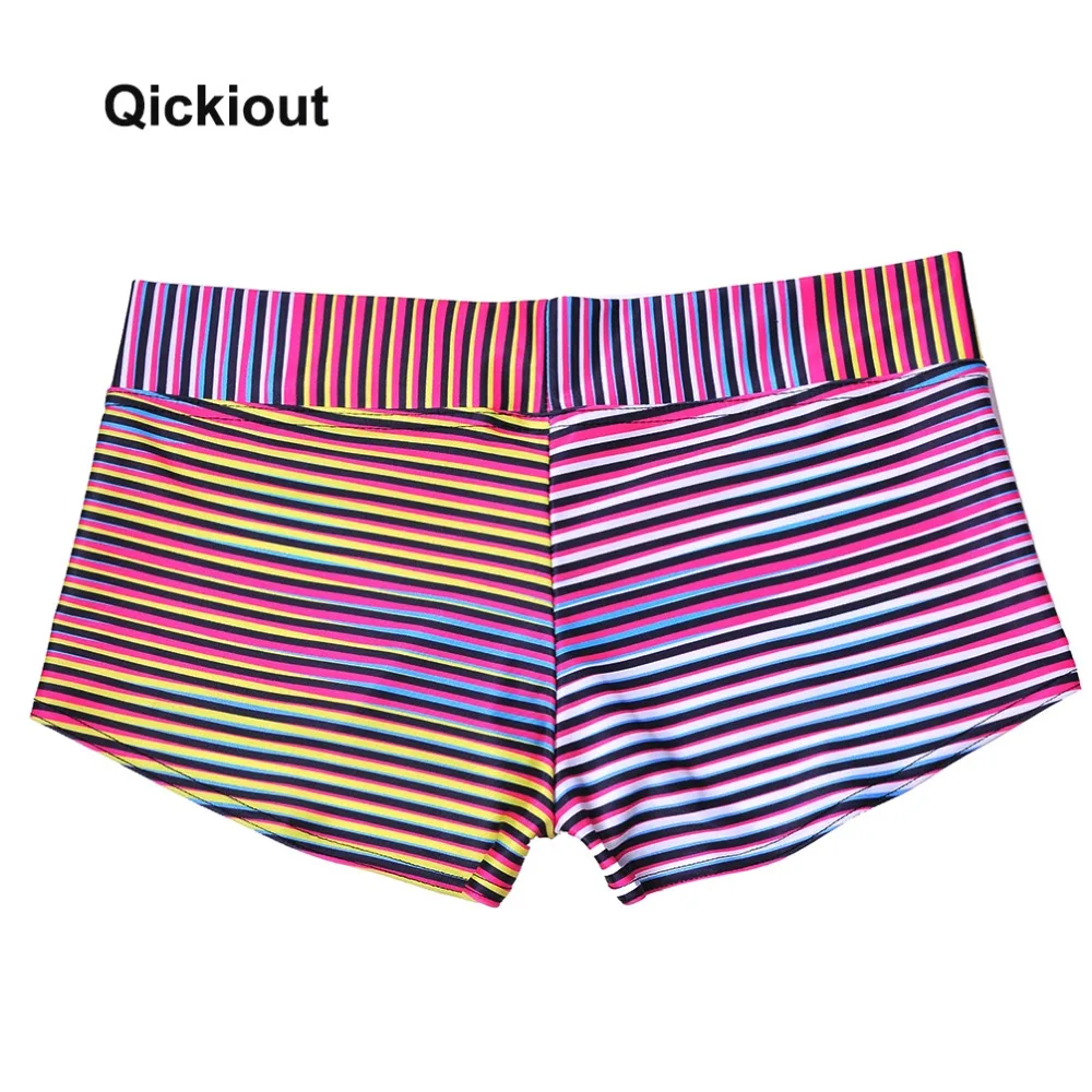 Шорты qickitout 2016 летние сексуальные короткие с высокой талией градиентными