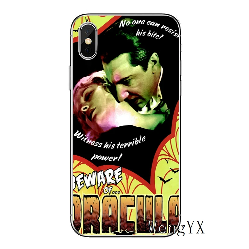 Дракула фильм ужасов для Apple iPhone 8 7 plus 6s 6 plus X XR XS Max SE 5s 5c 5 4s 4 ТПУ мягкий чехол для телефона - Цвет: Horror-Movie-A-09