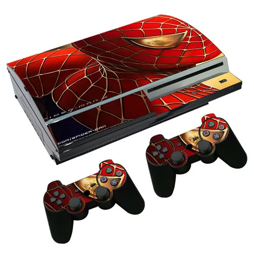 Наклейка на кожу человека-паука, Человека-паука, для PS3, Fat, playstation 3, консоль и контроллеры для PS3, Fat Skins, Виниловая наклейка - Цвет: 0636