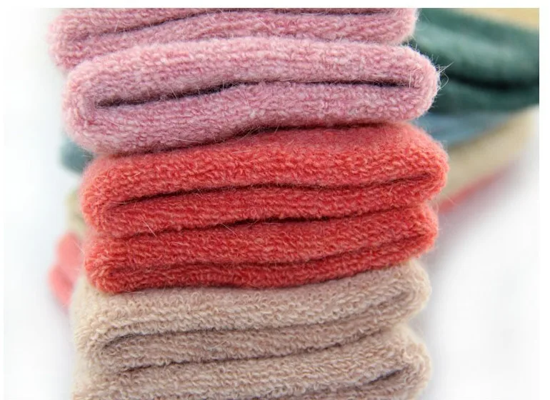 Зимние кашемировые женские носки утепленные хлопковые 2 пары бесплатная