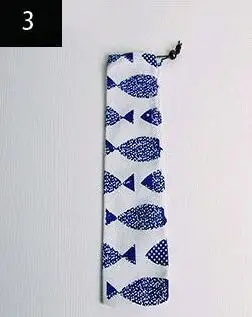 No 3 Fish A 100 шт.) Соломенные Сумки Металлическая соломинка чехол палочки из нержавеющей стали столовые приборы сумки 6X25 см - Цвет: No 3 Fish A
