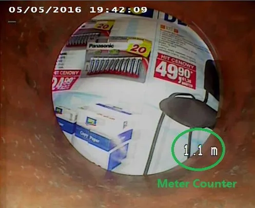 Гибкая Гибка длинная пружина Водонепроницаемая камера труба видео