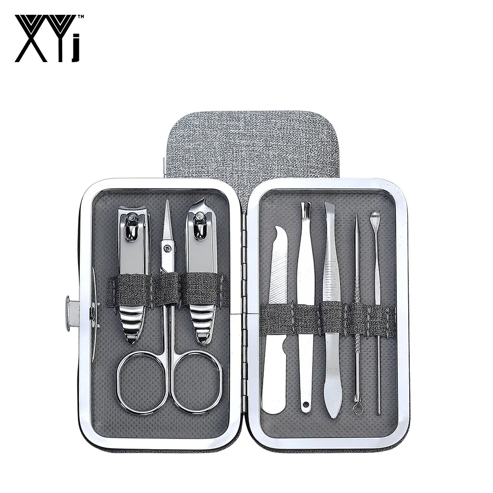 XYj маникюрный набор 8 шт./компл. легко переносить кусачки для ногтей Инструменты