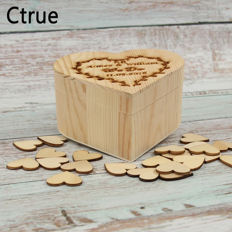 Индивидуальная Гостевая книга для свадьбы прямоугольная коробка сувенирных