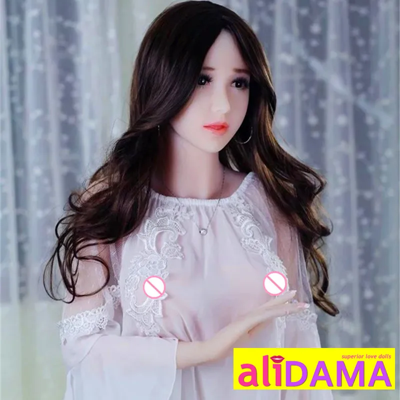 ALIDAMA 168 см (5.51ft) Английская большая грудь TPE Силиконовая секс кукла реалистичные