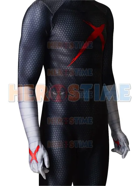 Боди Red X Robin с 3D принтом костюм для косплея Бэтмена лайкры спандекса Zentai Хэллоуина