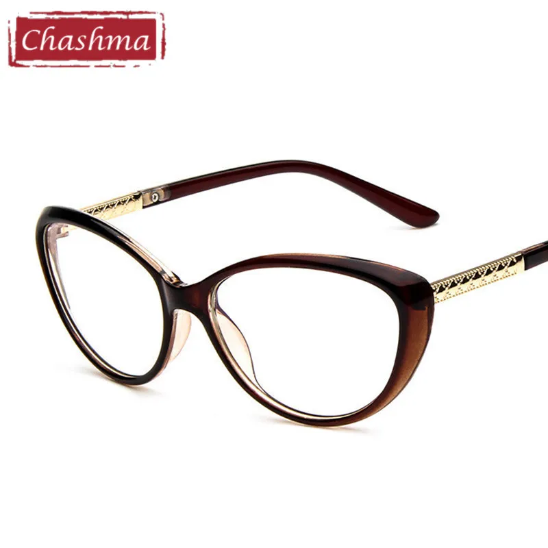 

Chashma Women Cat Eyes Black Glasses Stylish Eyewear Eyeglasses Myopia Spectacle Small Frame for Female
