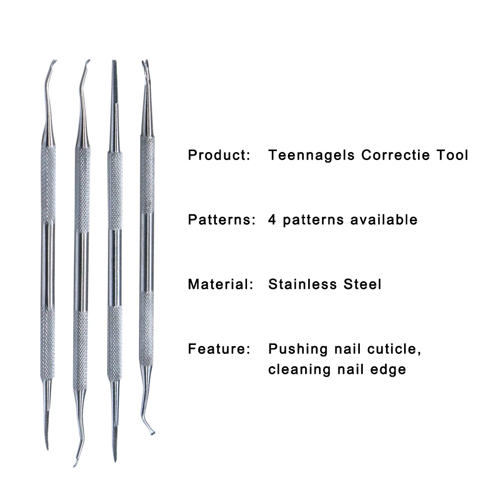 1 Pcs Professional Ingrown Lifter File Toe Nail Correction Pedicure Tool Foot Care For Hook Clean Manicure Tools |