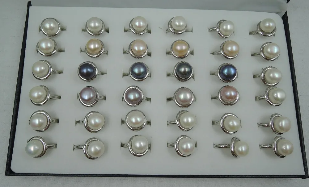 Кольцо с натуральным пресноводным жемчугом 100%|pearl ring|ring ringnatural pearl ring |