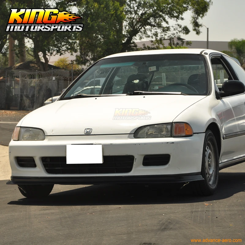 Подходит 1992 1993 1994 1995 Honda Civic JDM первый DP стиль передние губы сплиттер FM формование