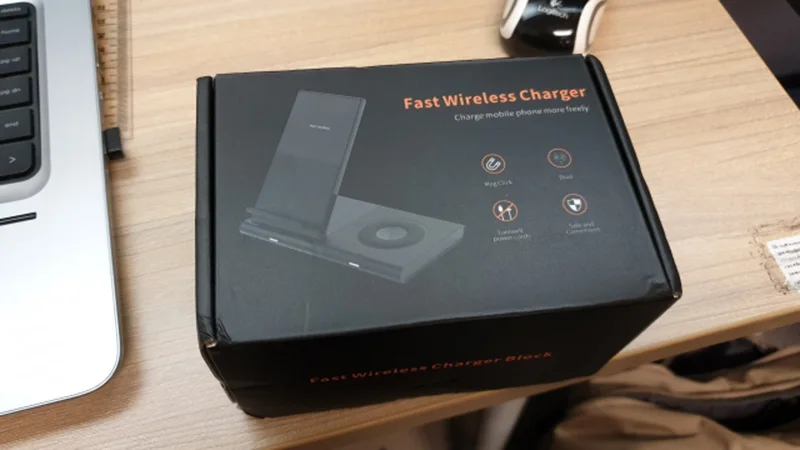 10 шт./Лот Быстрая Беспроводная зарядка для Samsung Galaxy Watch active Buds Gear S2 S3 S4 Sport iPhone 8 XR