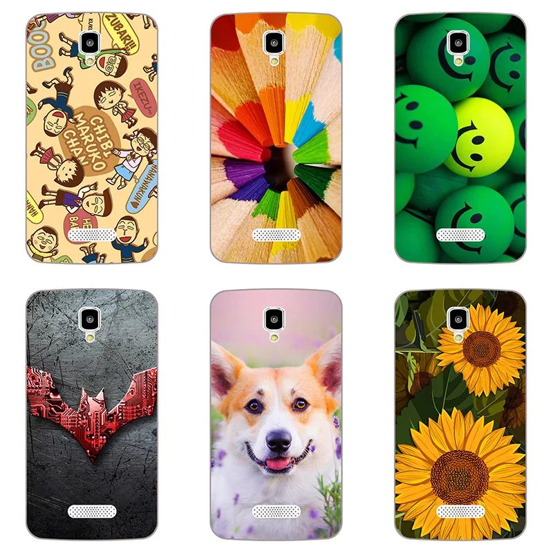 For Lenovo A2010 a2010 hard Plastic Case Cover phone shell Colorful printing Painted Flower Cases |
