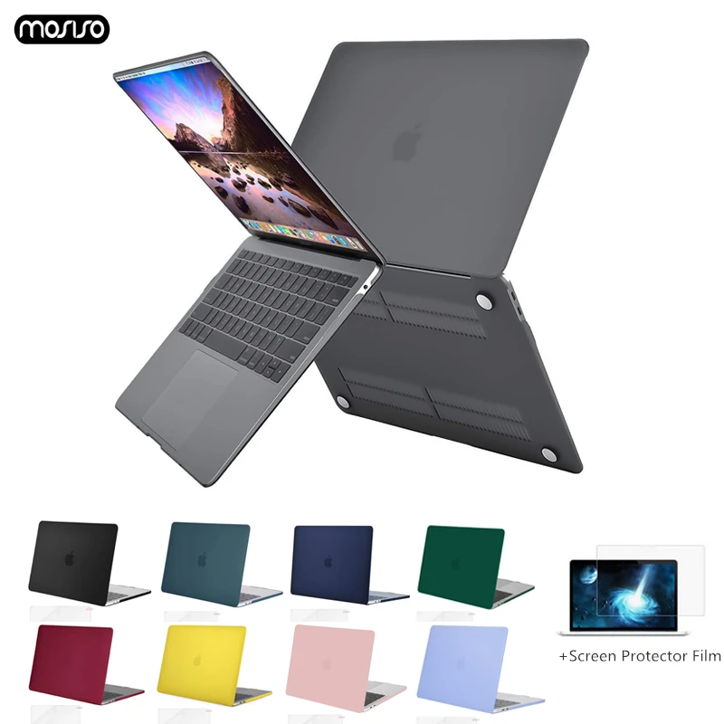 Новинка 2019 прозрачный матовый чехол для Apple Macbook Air Pro Retina 11 12 13 15 дюймов сумка