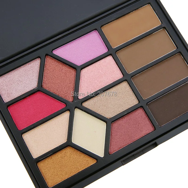 SEPROFE 35 Color Eyeshadow Pallete Gorgeous Silky Powder Professional Nature Make up Palette Smoky Warm Matte Shining Eye Shadow