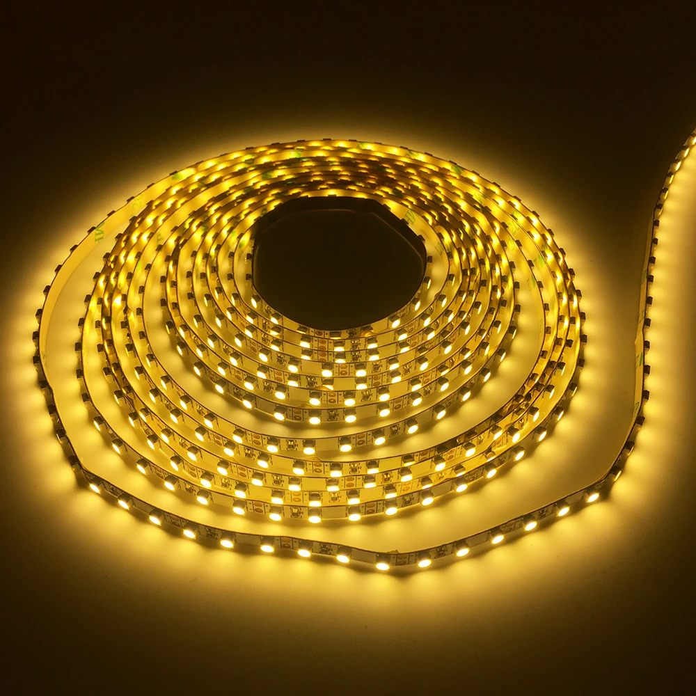 5 м/рулон мм ширина 600 светодиодов Светодиодная лента 3528 smd Белая теплая белая