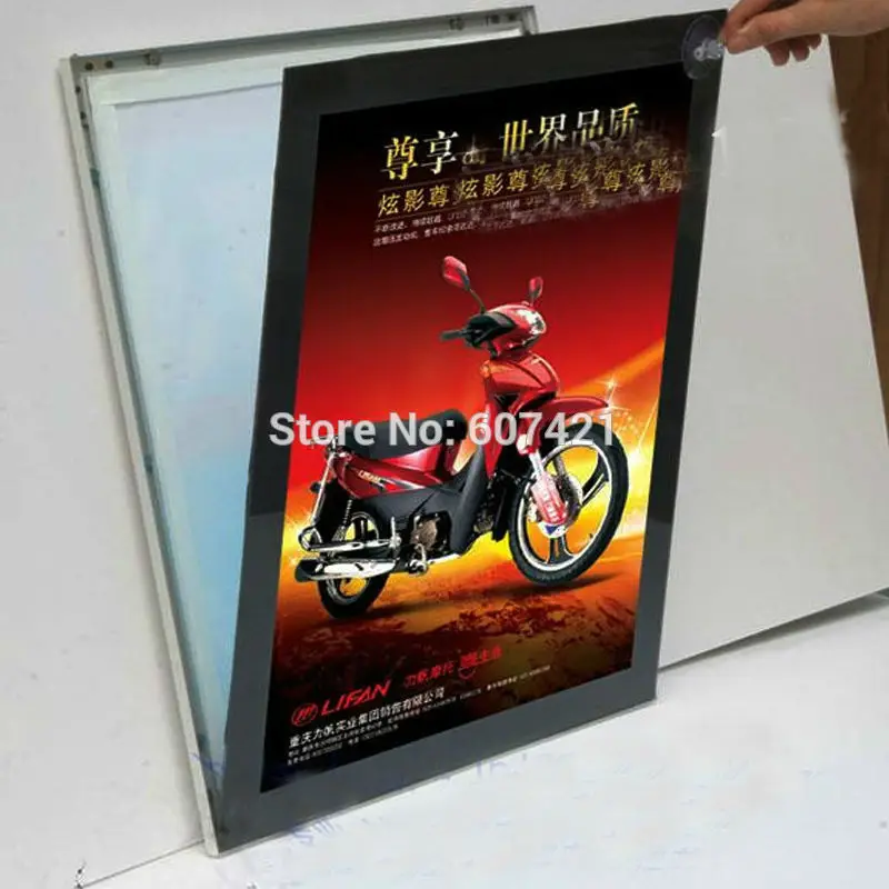 A1 двойной боковой магнитной алюминиевые рекламные светодиоды светильник