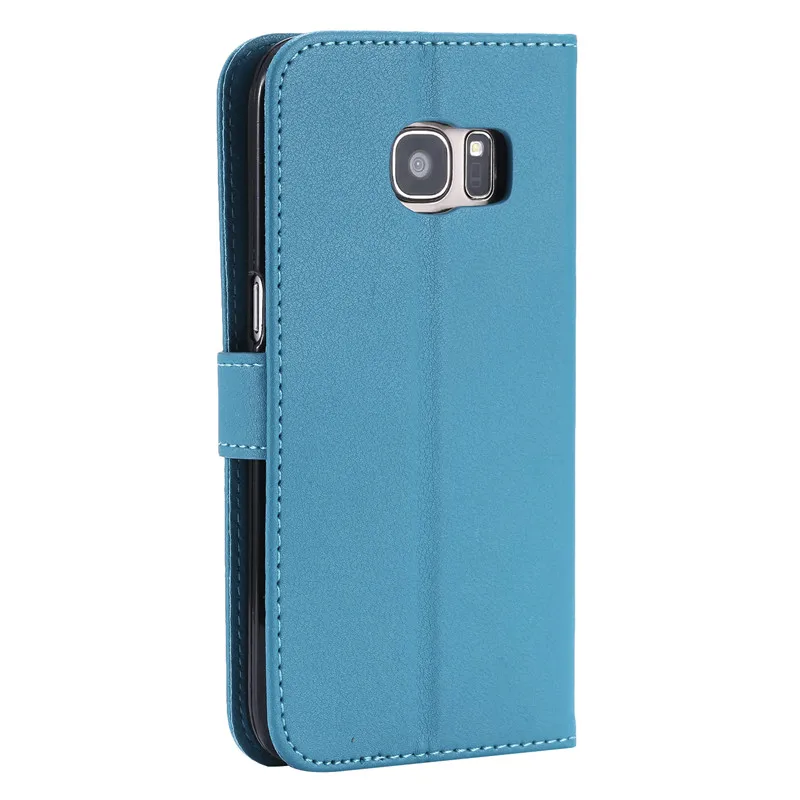 For Samsung Galaxy S7 Case Luxury Leather Wallet Phone G930F G930FD SM-G930f SM-G930fd Flip | Мобильные телефоны и