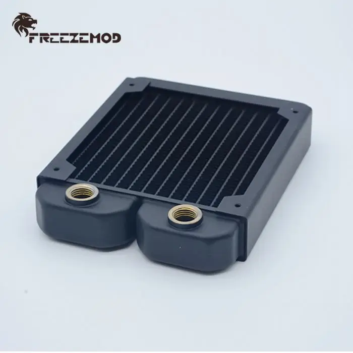 FREEZEMOD компьютерный медный радиатор водяного охлаждения 14 плоских трубок