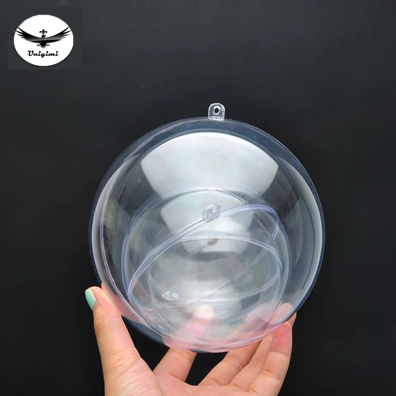 5 шт./лот прозрачный пластиковый шар для украшения новогодней елки шт./лот|lot lot|5