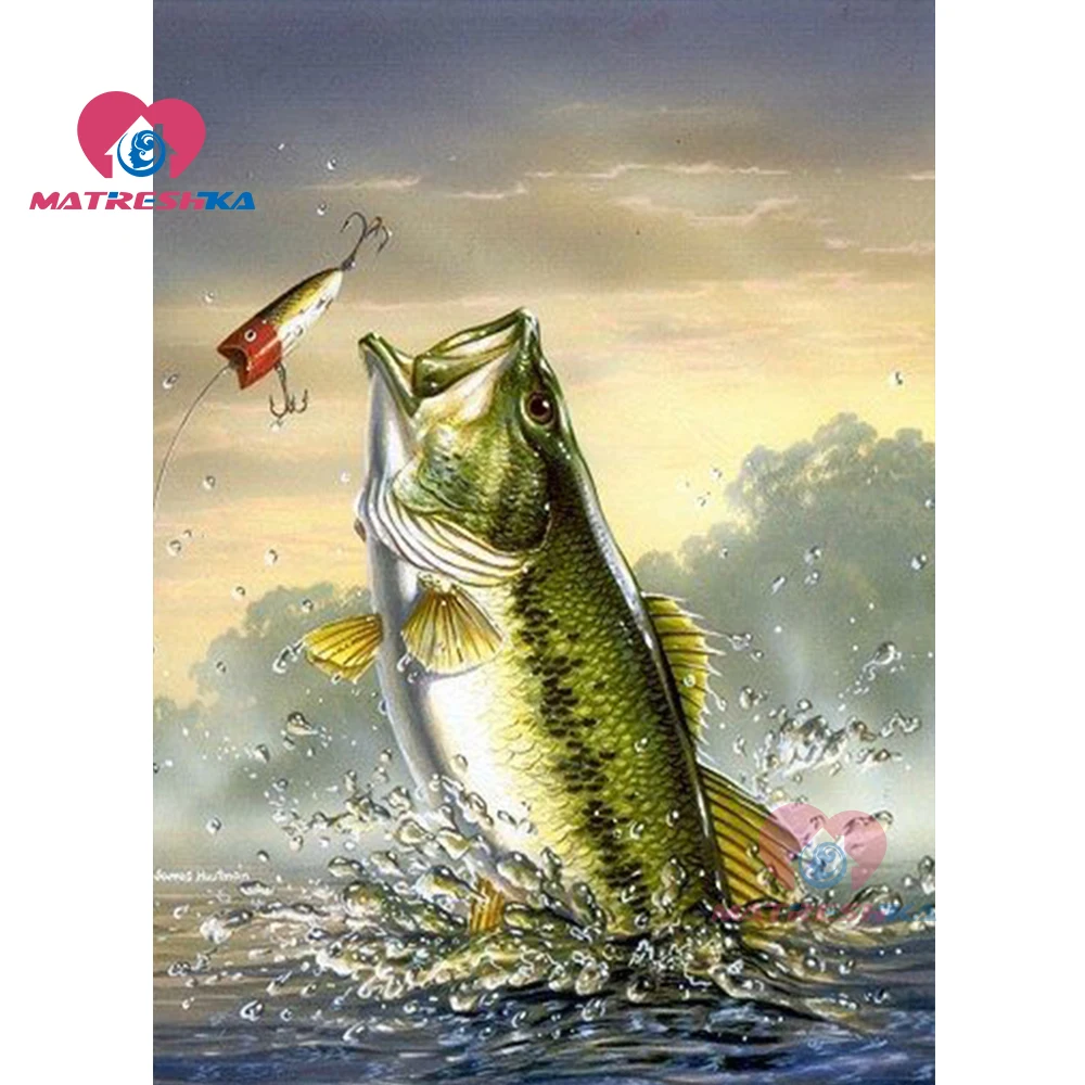Алмазная вышивка сделай сам распродажа картина 5d рыбалка в море мозаика
