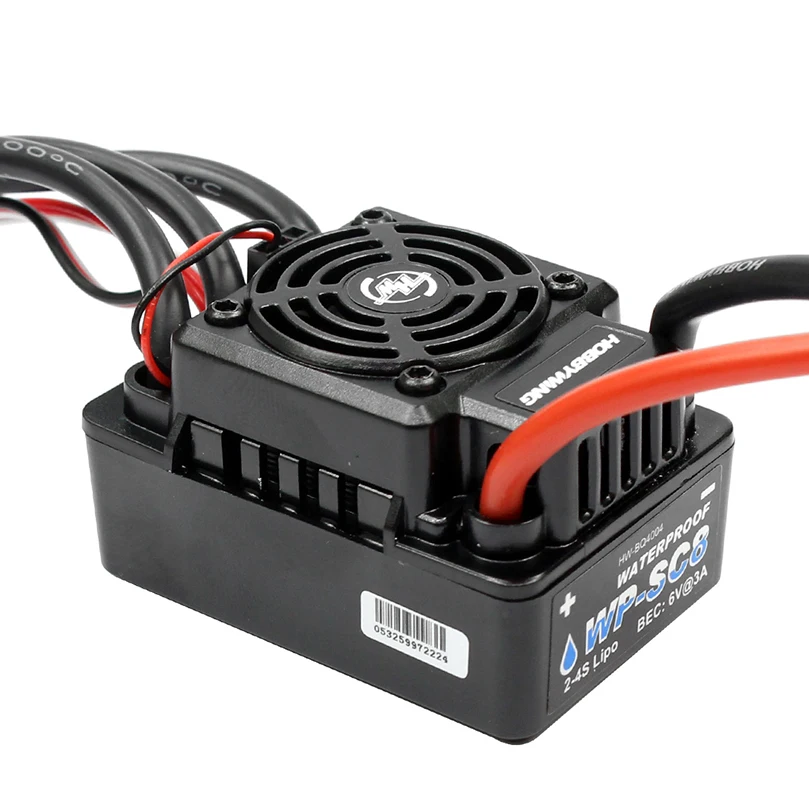 Контроллер скорости Hobbywing EZRUN WP SC8 120A водонепроницаемый бесщеточный ESC для