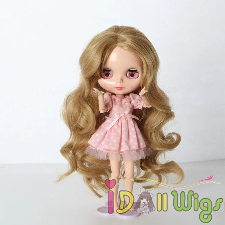 Только парик! Термостойкие синтетические волосы блонд тело волнистые кукольные