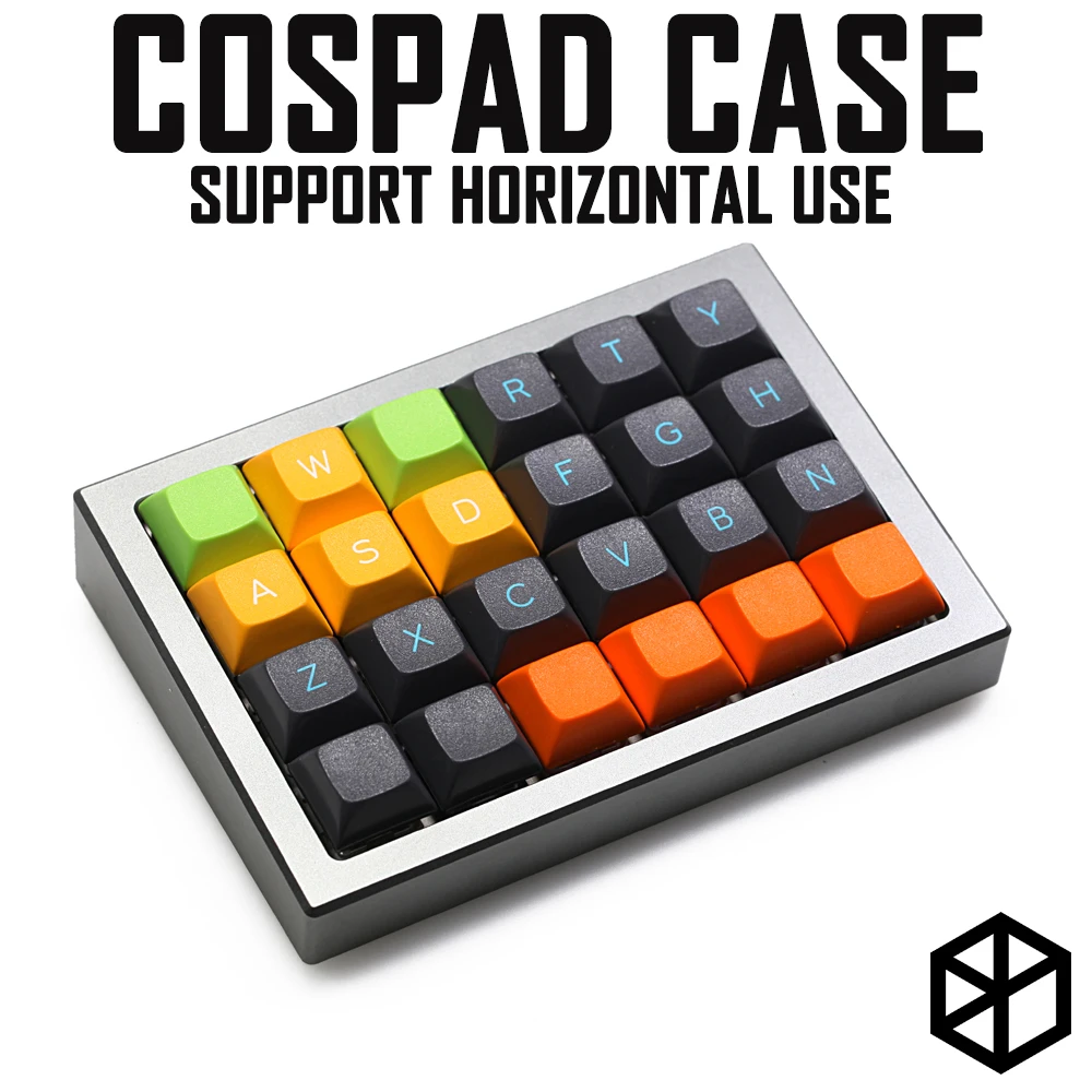 Изогнутый чехол из нержавеющей стали для cospad xd24 20% механическая клавиатура пользовательская клавиатура акриловые панели акриловый диффузор 50% планка