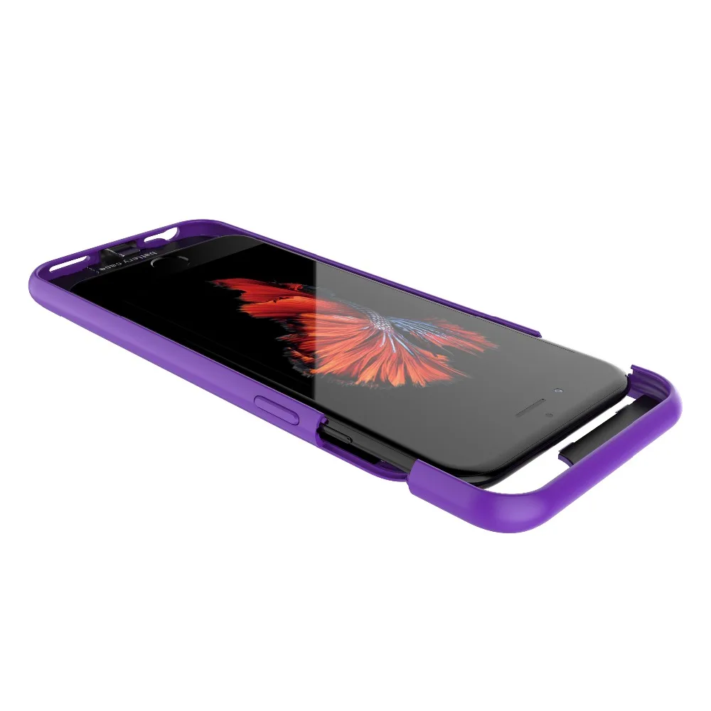 Ultra Slim Батарея Зарядное устройство чехлы для iphone 66 6splus 7 plus 8 5 дюйма 550 мАч Мощность