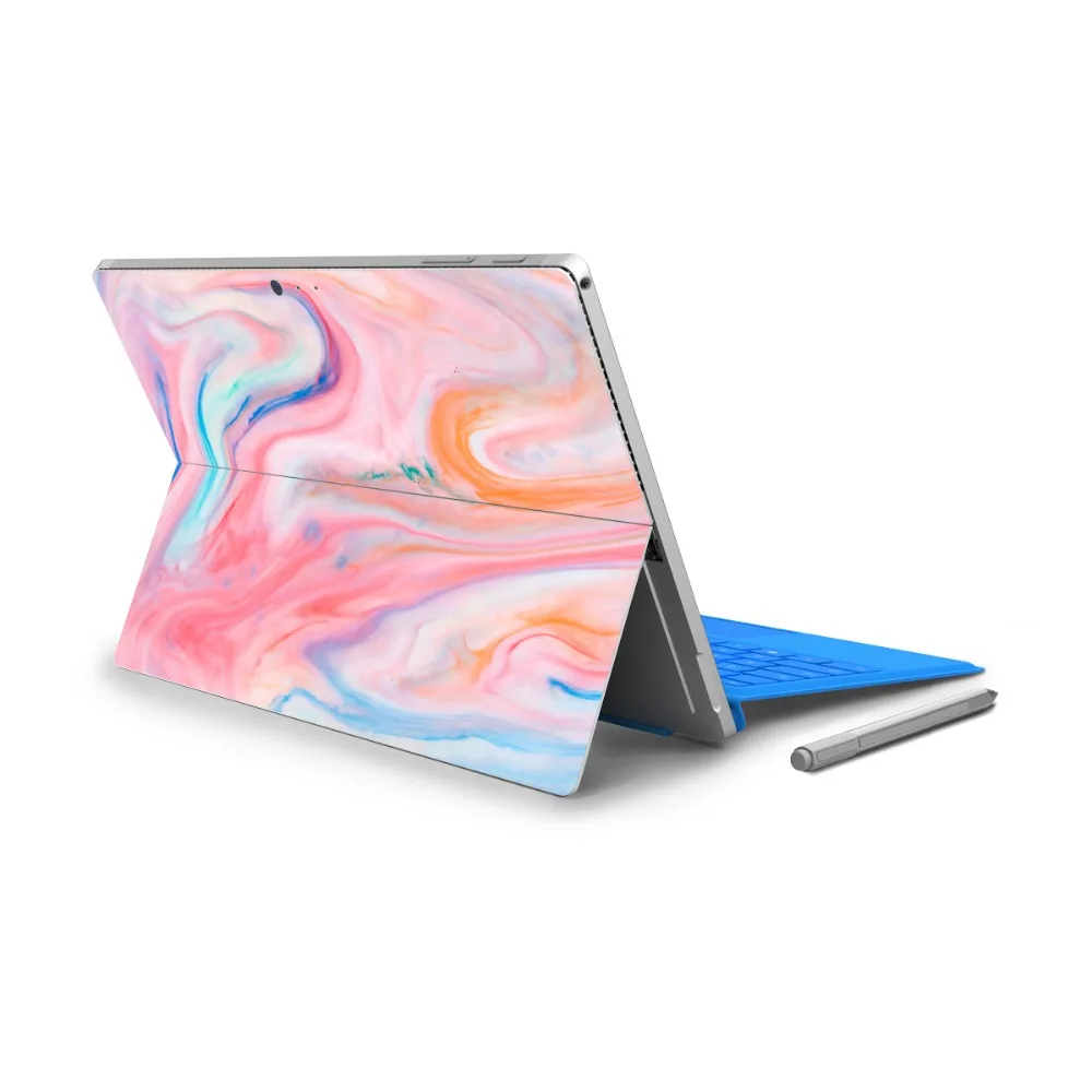 GOOYIYO-для Surface Pro 4 5 виниловая наклейка на заднюю панель Полная наклейка для планшета с рисунком цветная пленка для экрана в подарок