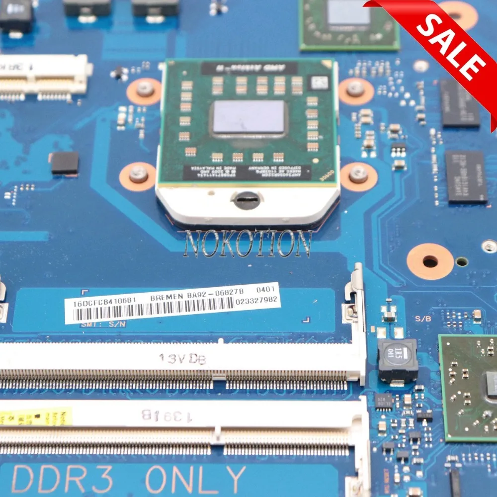 NOKOTION BA92-06827A BA92-06827B для samsung NP-R525 R525 материнская плата для ноутбука AMD DDR3 BA41-01360A ATI GPU Процессор