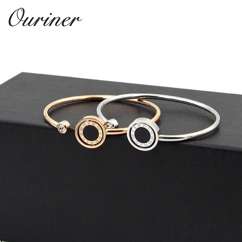 Роскошные брендовые ювелирные изделия Love римская цифра поворотный браслет для