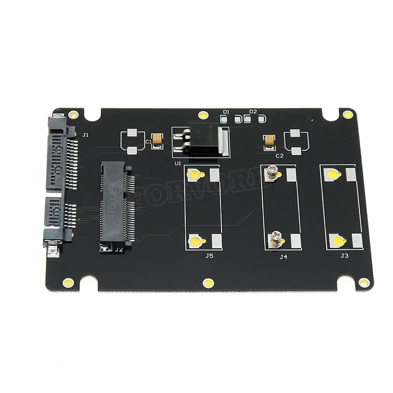 Mini PCIE SATA-&gtmSATA SSD Enclosure Adapter mSATA to SATA Case Converter Card | Компьютеры и офис