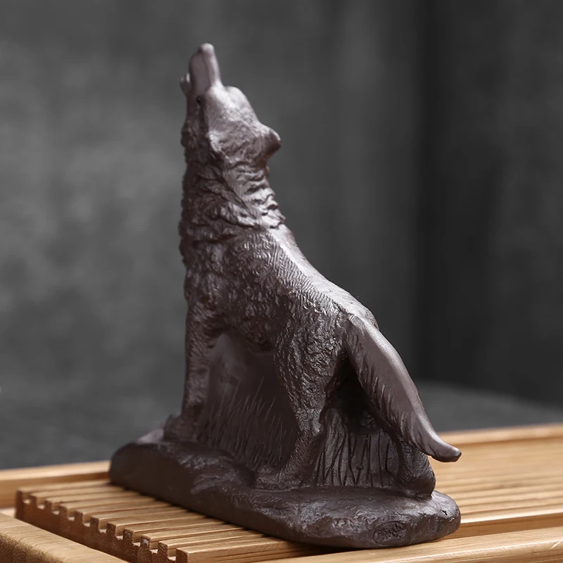 Креативный бутик ручной работы фигурка волка имитация животного модель Исин