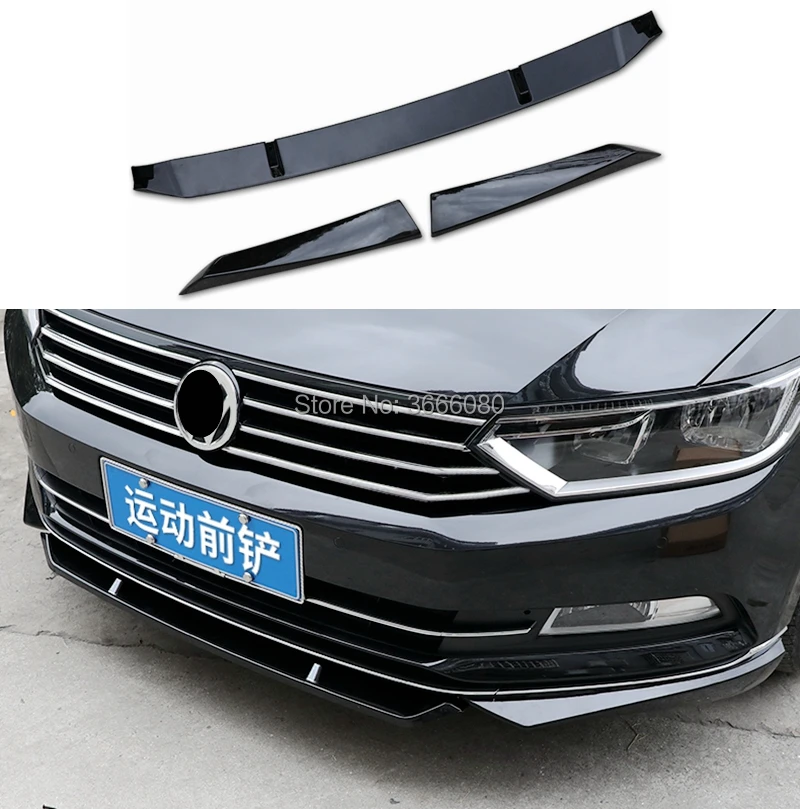 3 шт. защитные накладки на бампер для Volkswagen Passat B8 2017 2018 2019 ABS | Автомобили и