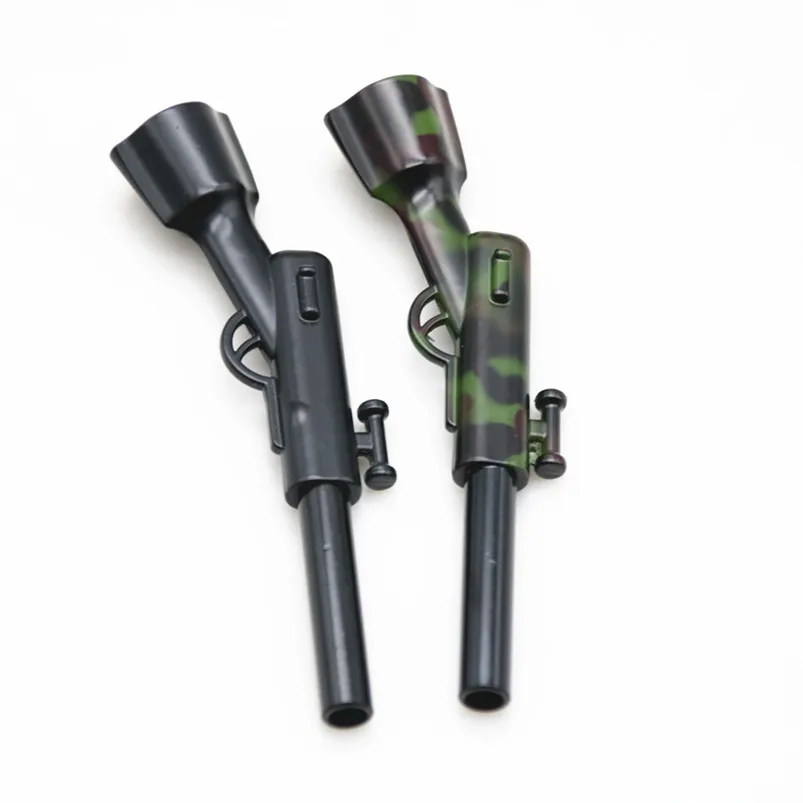 Мини Портативная трубка для курения в виде пистолета 1 шт. камуфляжный черный