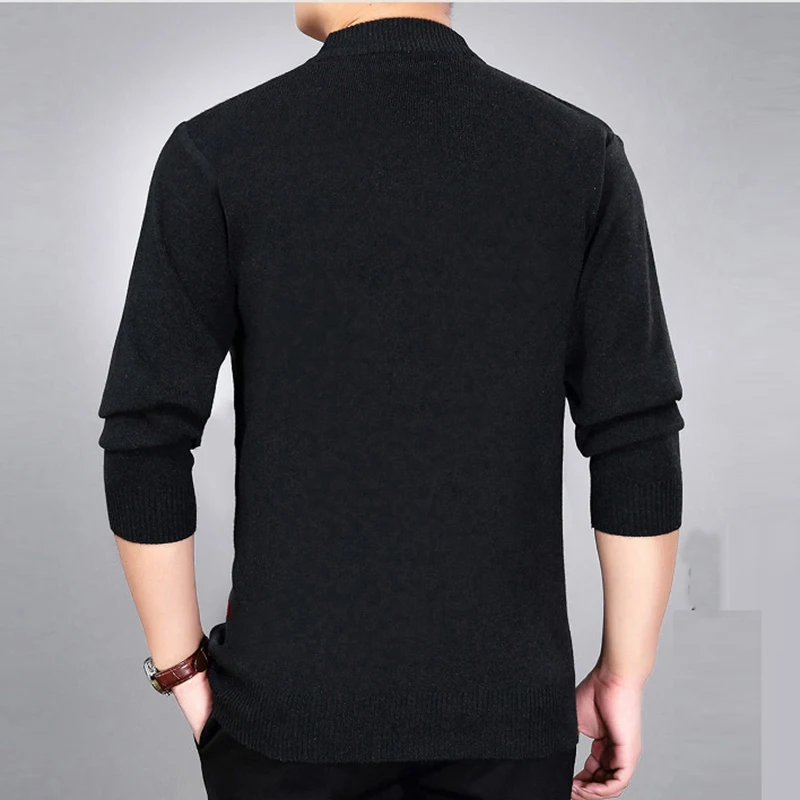 Модные мужские свитера в стиле пэчворк Осень-зима 2018 утепленные теплые пуловеры