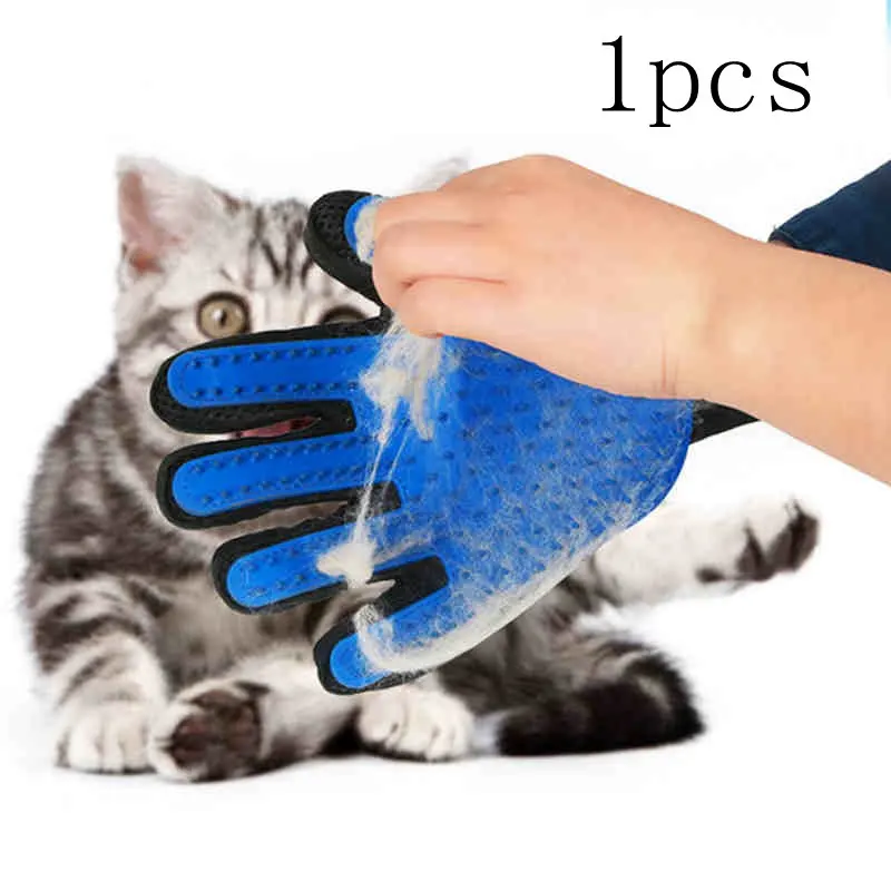 right hand 1 pcs Аксессуары для волос для самостоятельного ухода за кошкой с кошачьей мордочкой, для удаления волос, массажная расческа и стрижка кошек и собак, перчатка - Цвет: right hand 1 pcs