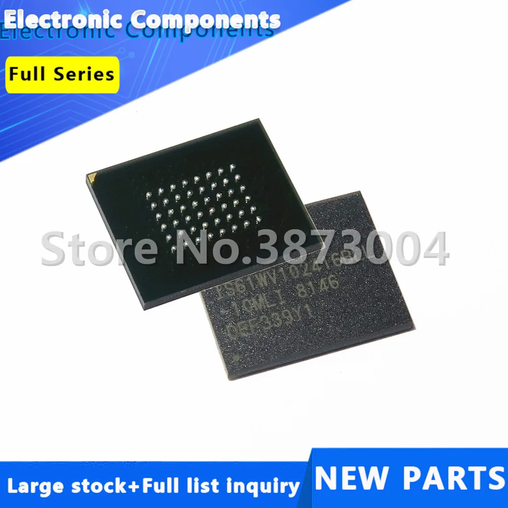 

2pcs IS61WV102416BLL-10MLI BGA Electronic Components New and original IC Chips