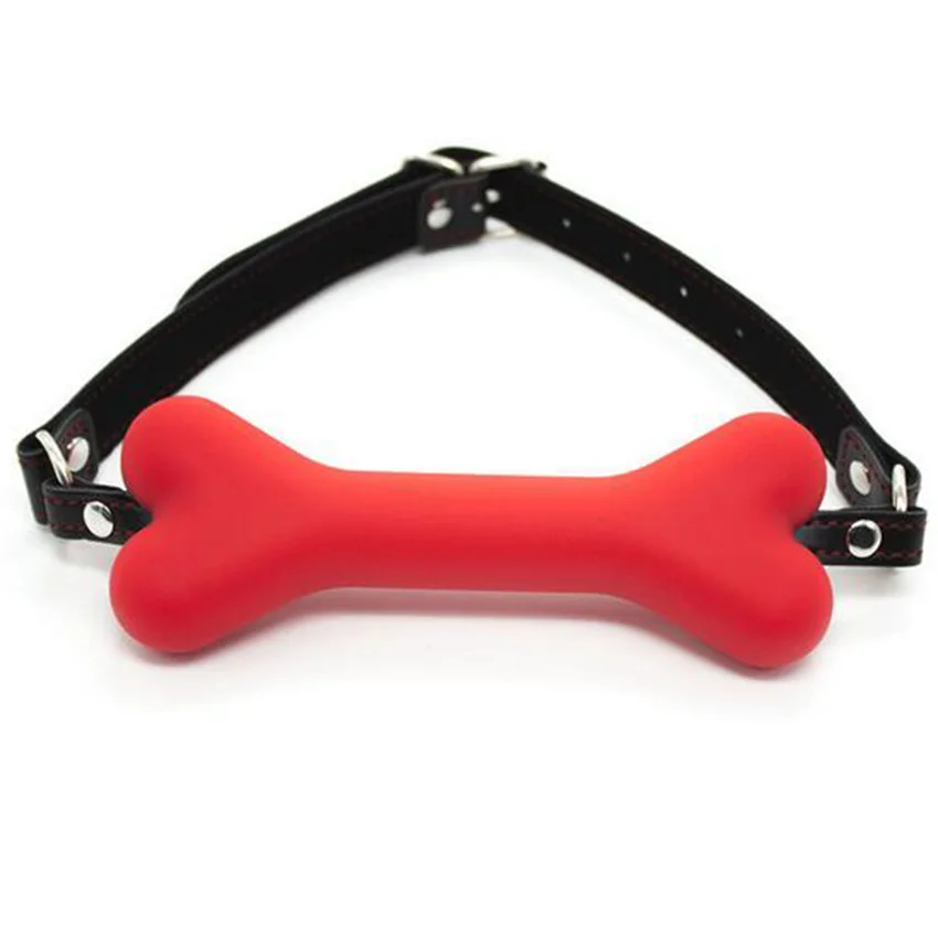 Собака кость рот кляп для орального секса Фетиш рабский Косплей Связывание