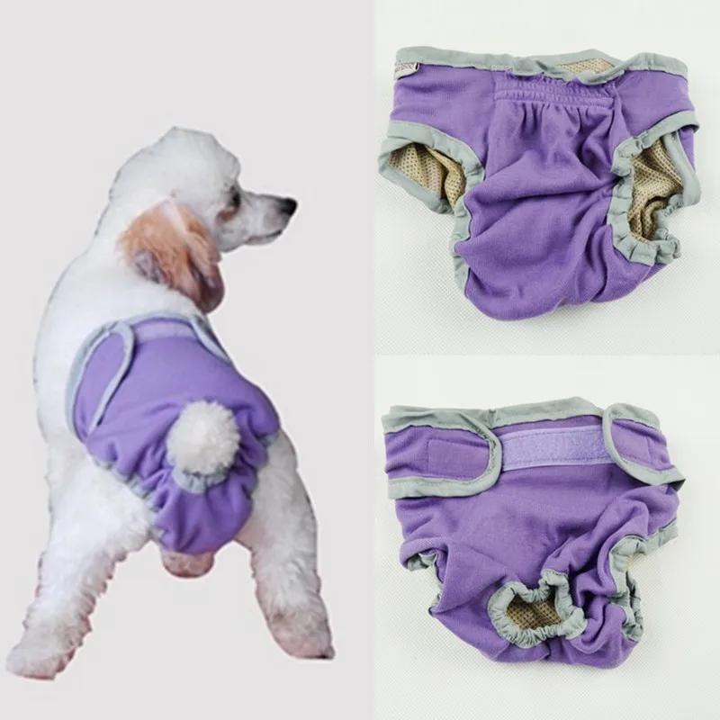 

15pcs /bag Mixed Sizes Doglemi Washable Female Dog Diapers Cover Ups Sanitary Dog Pants