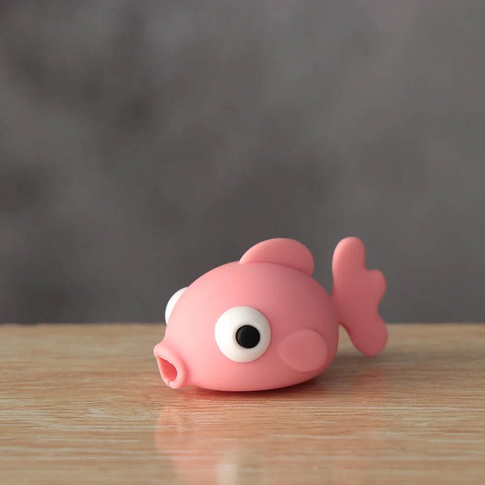 Кабель Bite Cute Fish Cable протектор для iPhone USB Cable Organizer Chompers зарядное устройство провод держатель для iPhone кабель