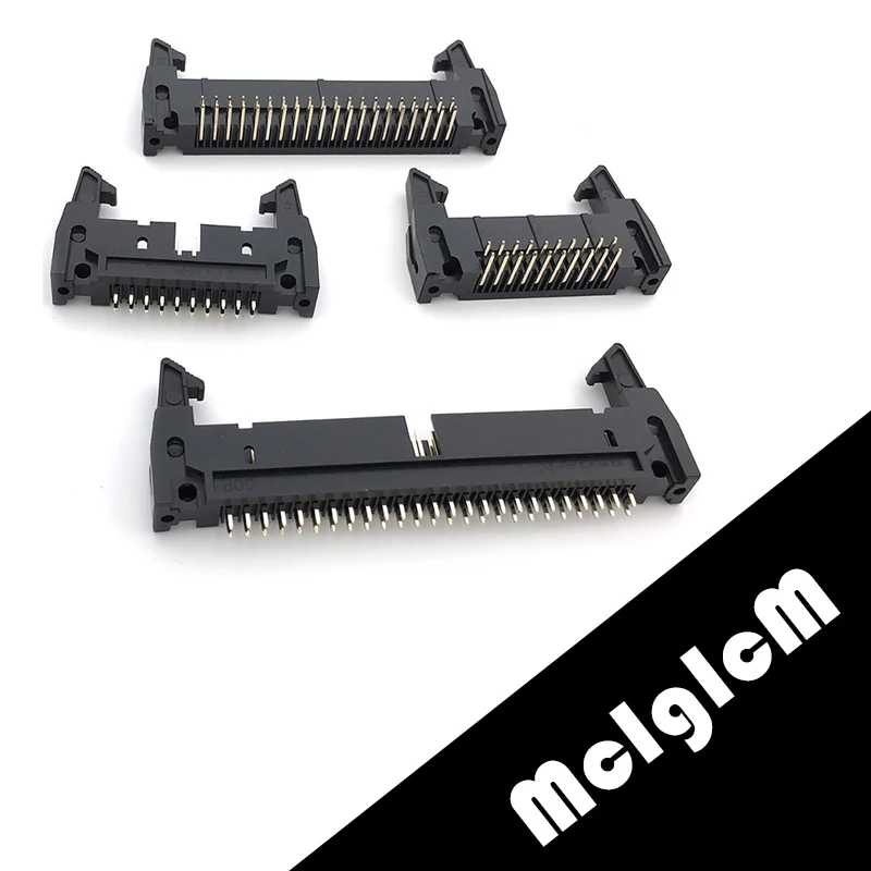 

10pcs IDC Box header connector 2.54mm Pitch Box headers male connector