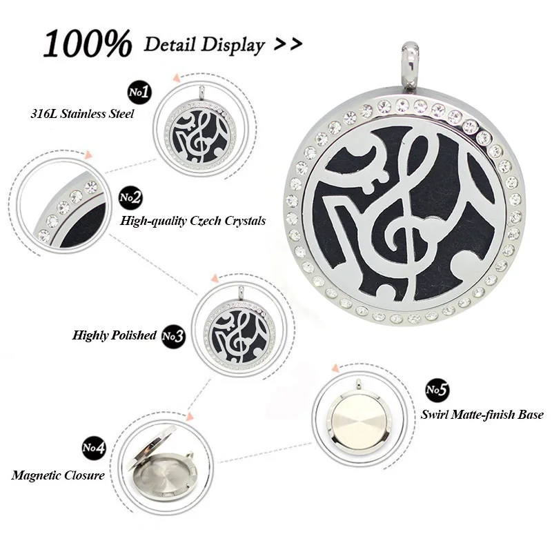 С цепочкой в подарок! Оптовая продажа подвеска медальон из нержавеющей стали 316L с