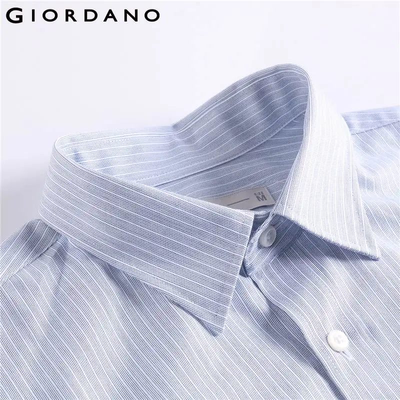 Giordano Мужская Повседневная рубашка Брендовые мужские рубашки с длинным рукавом |